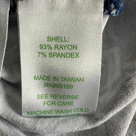 Lilly Pulitzer Adley Tank Top Tunic Lucky Bamboo Engineered in High Tide Sz XXS - Picture 9 of 13